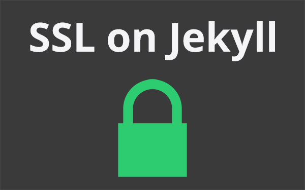 SSL certificate (https) for Jekyll