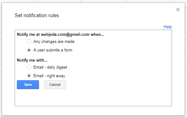 Customize Google Forms