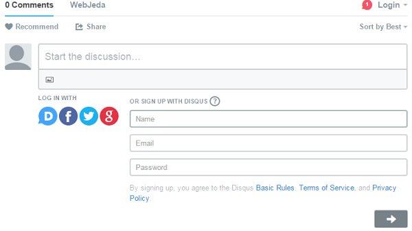 adding disqus jekyll blog comments